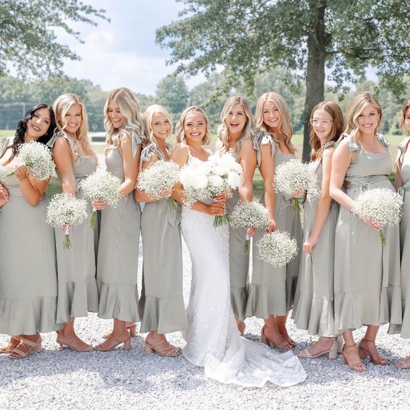 Show me your mumu Claire Midi Dress- Worn once and dry cleaned! Great condition - Picture 2 of 2